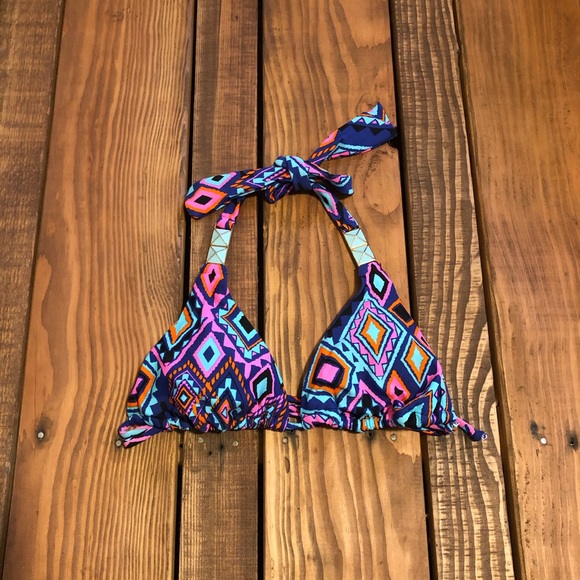 Xhilaration size small bikini top multi colored - Picture 2 of 6